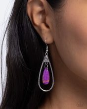 Load image into Gallery viewer, Paparazzi Neatly Natural - Purple Earrings