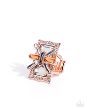 Load image into Gallery viewer, Paparazzi Exaggerated Edge - Copper Ring