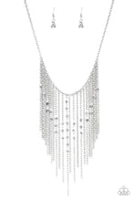 Load image into Gallery viewer, Paparazzi First Class Fringe - Silver Necklace