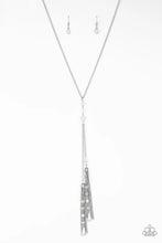 Load image into Gallery viewer, Paparazzi Timeless Tassels - Silver Necklace