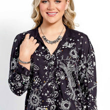 Load image into Gallery viewer, Paparazzi Sunburst Season / BURSTING The Midnight Oil - Silver Set