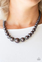 Load image into Gallery viewer, Paparazzi Party Pearls - Black Necklace