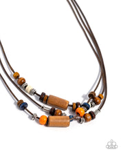 Load image into Gallery viewer, Paparazzi Wish You WOOD - Orange Necklace