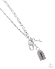 Load image into Gallery viewer, Paparazzi Dreamy Direction - Silver Lanyard