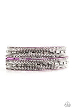 Load image into Gallery viewer, Paparazzi Shimmer And Sass - Purple Bracelet