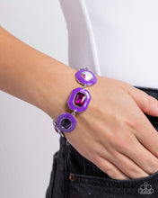 Load image into Gallery viewer, Paparazzi Glazed Guest - Purple Bracelet