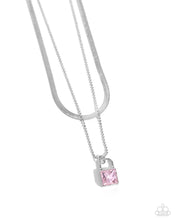 Load image into Gallery viewer, Paparazzi Padlock Possession - Pink Necklace