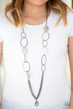 Load image into Gallery viewer, Paparazzi "Kaleidoscope Coasts" Black Lanyard Necklace & Earring Set Paparazzi Jewelry
