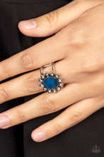 Load image into Gallery viewer, Wonderfully Wallflower - blue - Paparazzi ring