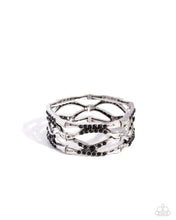 Load image into Gallery viewer, Paparazzi "Cross Country" Black Bracelet Paparazzi Jewelry