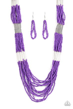 Load image into Gallery viewer, Paparazzi Let It Bead - Purple Necklace