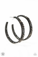 Load image into Gallery viewer, Paparazzi GLITZY By Association - Black Earrings