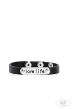 Load image into Gallery viewer, Paparazzi Love Life - Black Bracelet