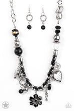 Load image into Gallery viewer, Paparazzi Charmed, I Am Sure - Black Necklace