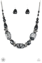 Load image into Gallery viewer, Paparazzi In Good Glazes - Black Necklace
