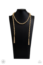 Load image into Gallery viewer, Paparazzi SCARFed for Attention - Gold Necklace