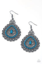 Load image into Gallery viewer, Paparazzi Carnival Courtesan - Blue Earrings
