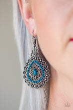 Load image into Gallery viewer, Paparazzi Carnival Courtesan - Blue Earrings