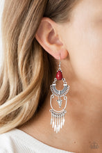Load image into Gallery viewer, Paparazzi Progressively Pioneer - Red Earrings