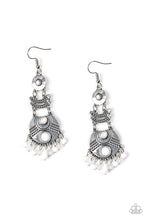 Load image into Gallery viewer, Paparazzi Tropic Tribe - White Earrings