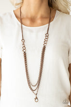 Load image into Gallery viewer, Paparazzi Mechanical Mayhem - Copper Lanyard