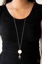 Load image into Gallery viewer, Paparazzi Shimmering Seashores - Gold Lanyard