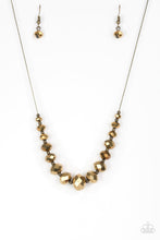 Load image into Gallery viewer, Paparazzi Crystal Carriages - Brass Necklace