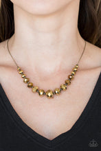 Load image into Gallery viewer, Paparazzi Crystal Carriages - Brass Necklace