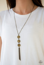 Load image into Gallery viewer, Paparazzi Triple Shimmer - Brass Necklace