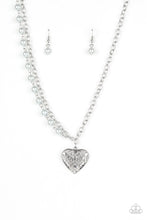 Load image into Gallery viewer, Paparazzi Forever In My Heart - Silver Necklace