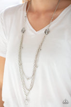 Load image into Gallery viewer, Paparazzi Dare To Dazzle - Silver Lanyard