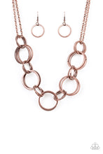 Load image into Gallery viewer, Paparazzi Jump Into The Ring - Copper Necklace