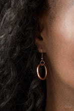 Load image into Gallery viewer, Paparazzi Jump Into The Ring - Copper Necklace