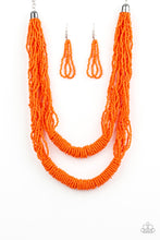 Load image into Gallery viewer, Paparazzi Right As RAINFOREST - Orange Necklace