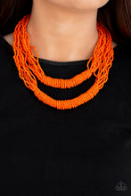 Load image into Gallery viewer, Paparazzi Right As RAINFOREST - Orange Necklace