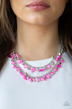 Load image into Gallery viewer, Paparazzi Pebble Pioneer - Pink Necklace