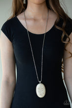 Load image into Gallery viewer, Paparazzi Stone Stampede - White Necklace