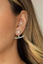 Load image into Gallery viewer, Paparazzi Glowing Glimmer - White Earrings