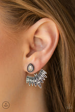 Load image into Gallery viewer, Paparazzi Wing Fling - White Earrings