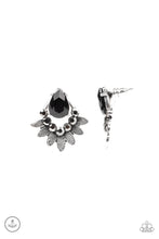 Load image into Gallery viewer, Paparazzi Crystal Canopy - Black Earrings