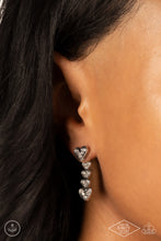 Load image into Gallery viewer, Paparazzi Heartthrob Twinkle - White Earrings