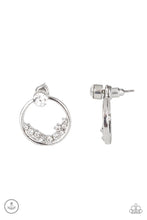 Load image into Gallery viewer, Paparazzi Rich Blitz - White Earrings