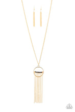 Load image into Gallery viewer, Paparazzi Terra Tassel - Gold Necklace