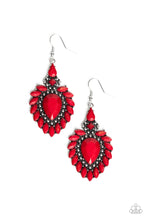 Load image into Gallery viewer, Paparazzi The LIONESS Den - Red Earrings