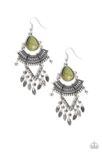 Load image into Gallery viewer, Paparazzi Vintage Vagabond - Green Earring