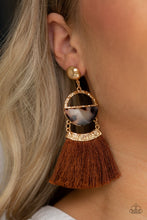 Load image into Gallery viewer, Paparazzi Tassel Trot - Brown Earring