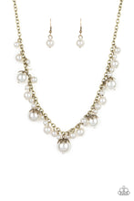 Load image into Gallery viewer, Paparazzi Uptown Pearls - Brass Necklace