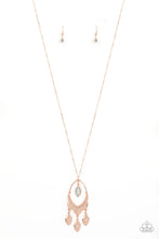 Load image into Gallery viewer, Paparazzi Royal Iridescence - Rose Gold Necklace