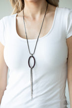 Load image into Gallery viewer, Paaparazzi Head OVAL Heels - Purple Necklace