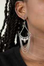 Load image into Gallery viewer, Paparazzi Burst Into TIERS - Silver Earrings